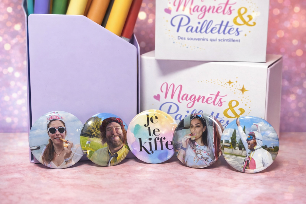 Badges ronds personnalisés 37 mm