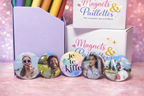 Badges ronds personnalisés 37 mm
