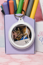 Porte-clés miroir personnalisés 58 mm