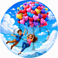 "Ballons" - Les P'tits illustrés ronds