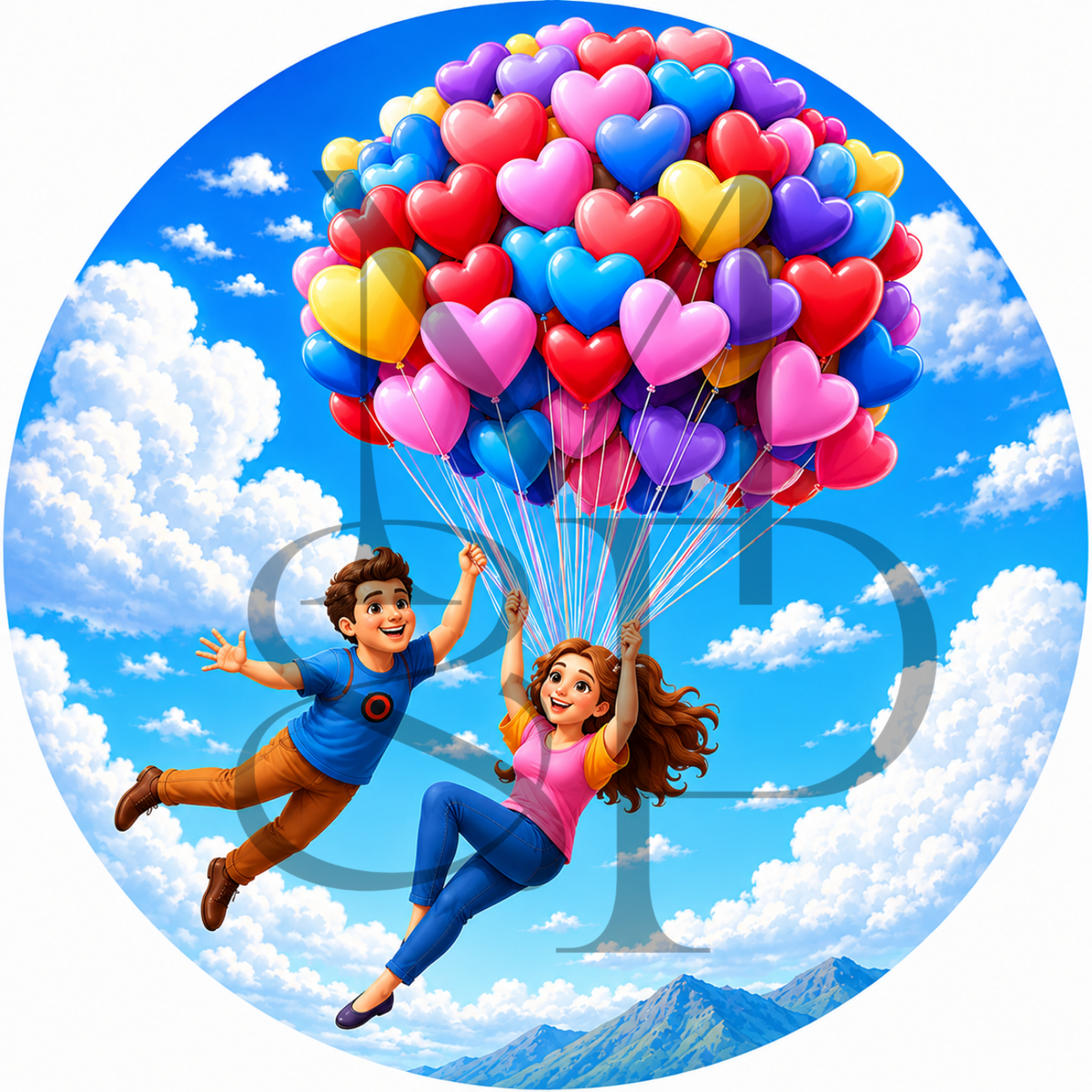 "Ballons" - Les P'tits illustrés ronds