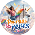 "Poursuis tes rêves" - Les P'tits illustrés ronds