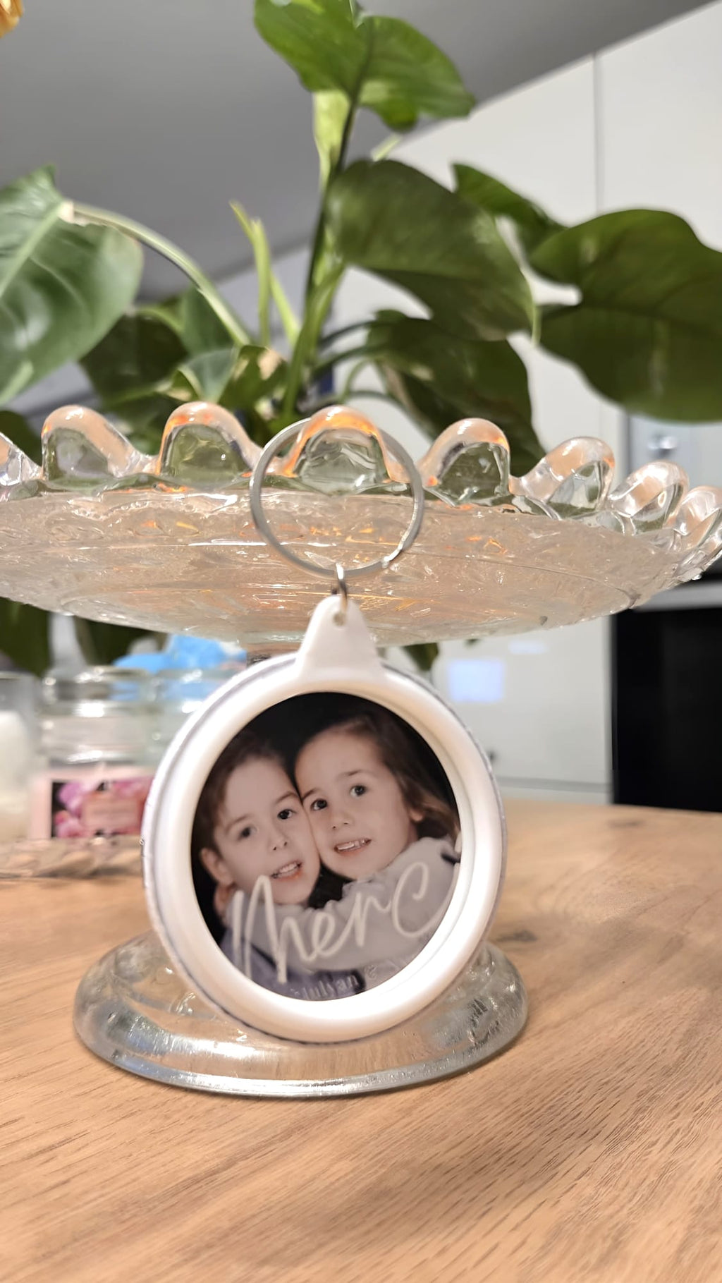 Porte-clés miroir personnalisés 58 mm