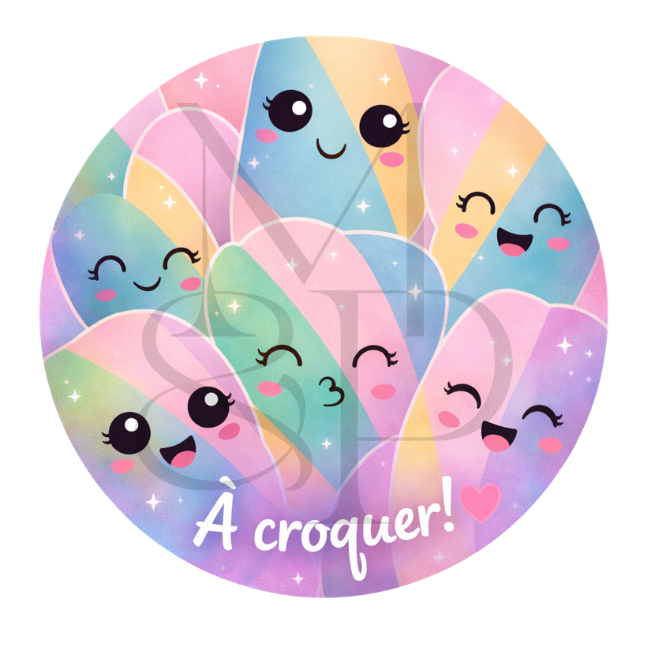 "A croquer !" - Les P'tits illustrés ronds