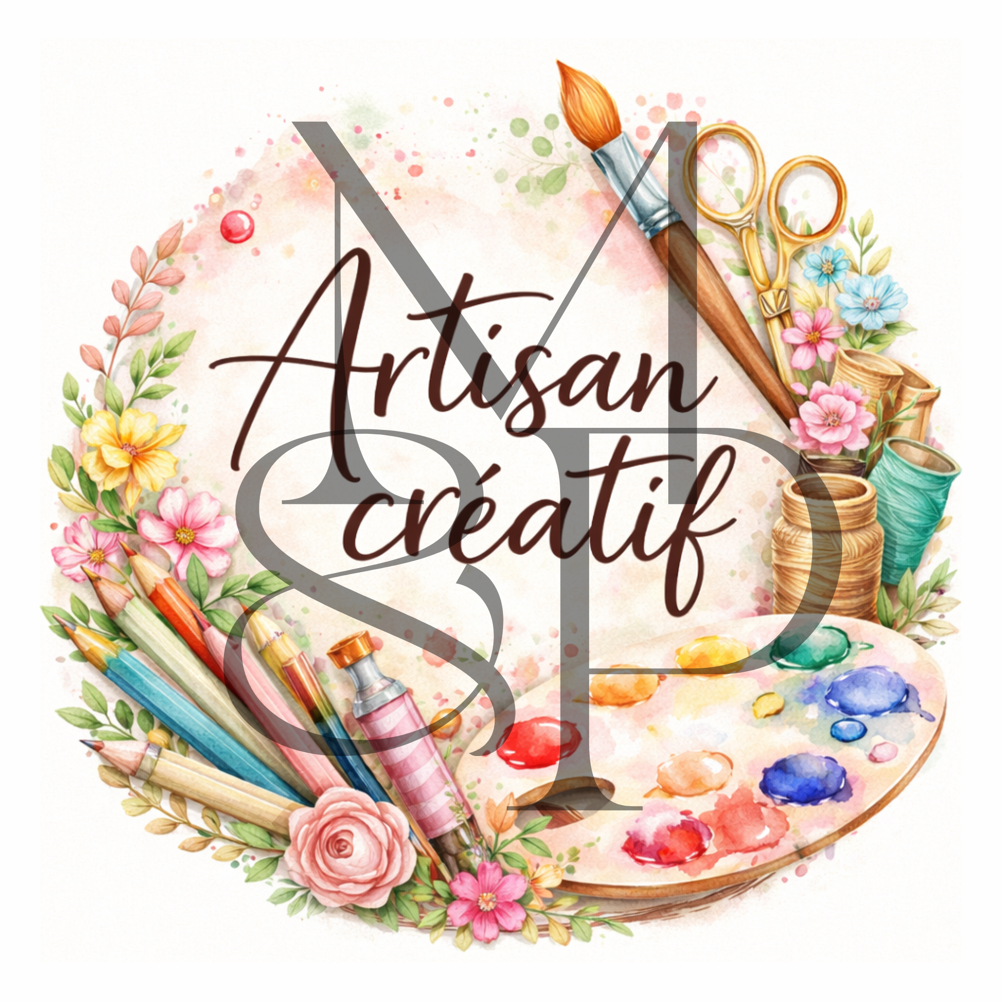 "Artisan créatif" - Les P'tits illustrés carrés