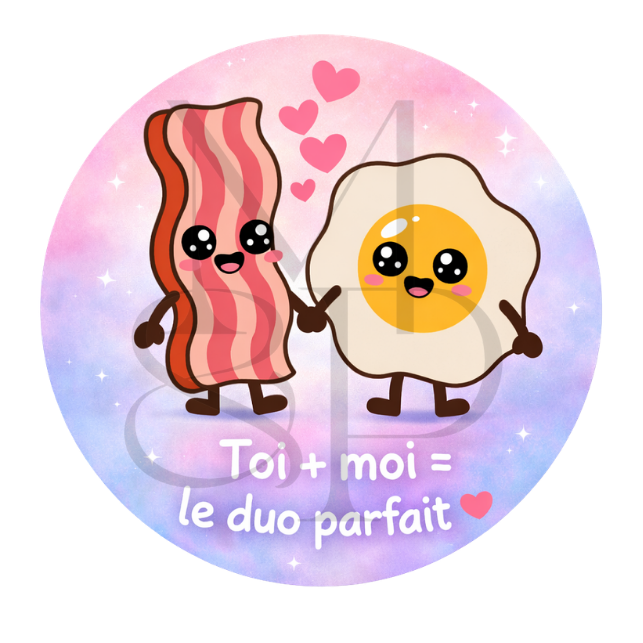 "Duo parfait" - Les P'tits illustrés ronds