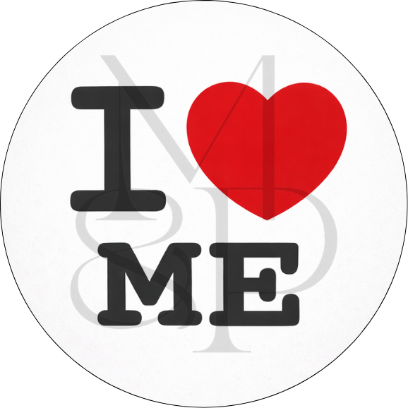 "I love me" - Les P'tits illustrés ronds