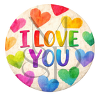 "I love You" - Les P'tits illustrés ronds