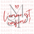 "L'amour est confirmé !" - Les P'tits illustrés carrés