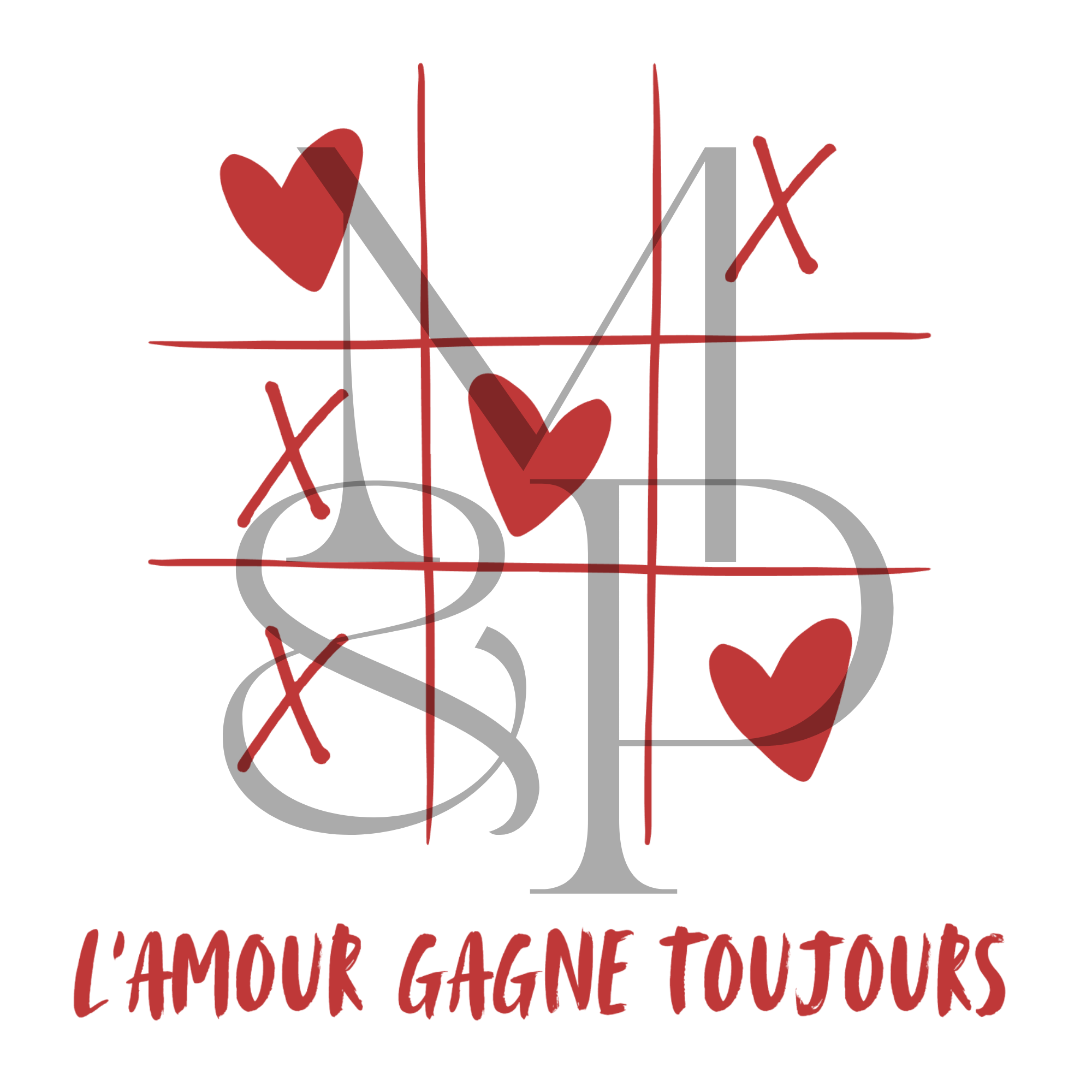 "L'amour gagne toujours" - Les P'tits illustrés carrés