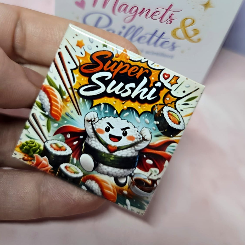 "Super sushi" - Les P'tits illustrés carrés