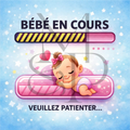 "Bébé en cours" - Les P'tits illustrés carrés
