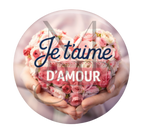 "Je t'aime d'amour" - Les P'tits illustrés ronds