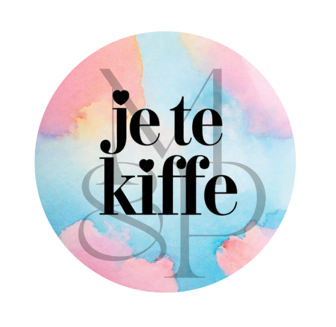"Je te kiffe" - Les P'tits illustrés ronds