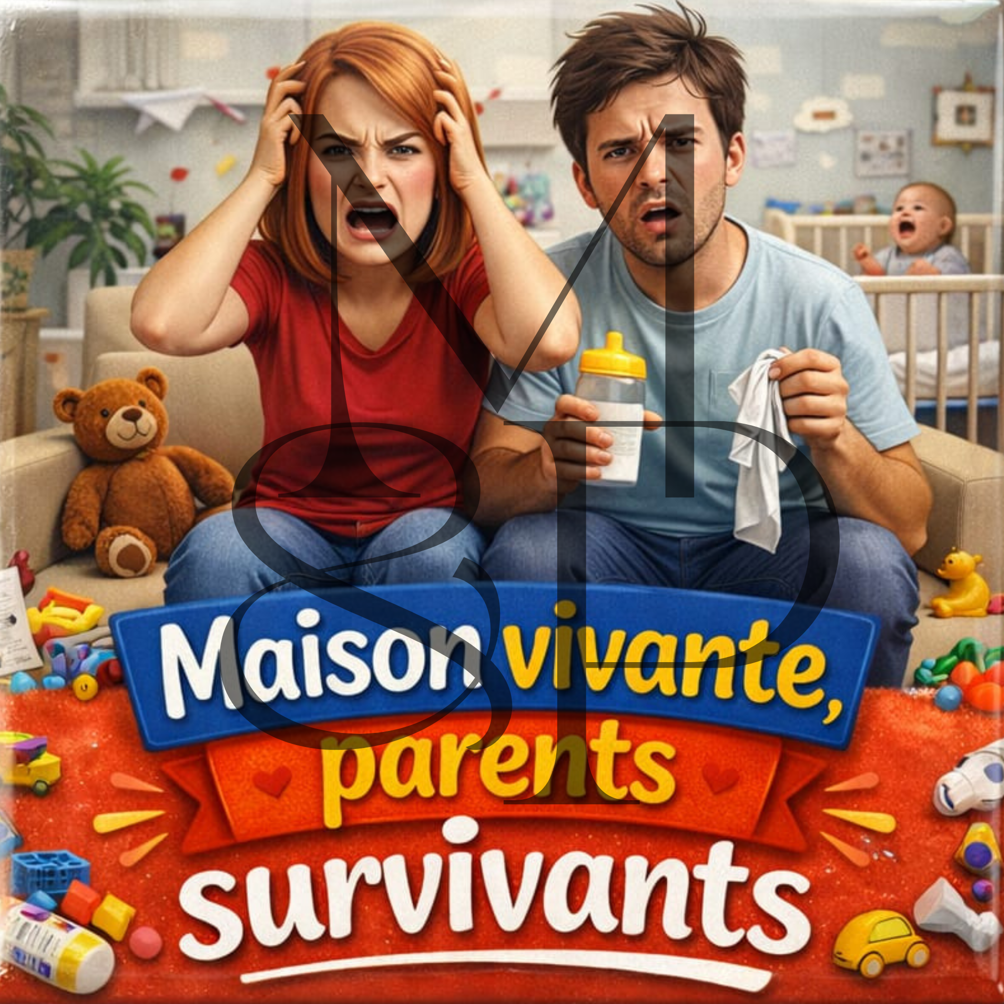 "Maison vivante, parents survivants" - Les P'tits illustrés carrés
