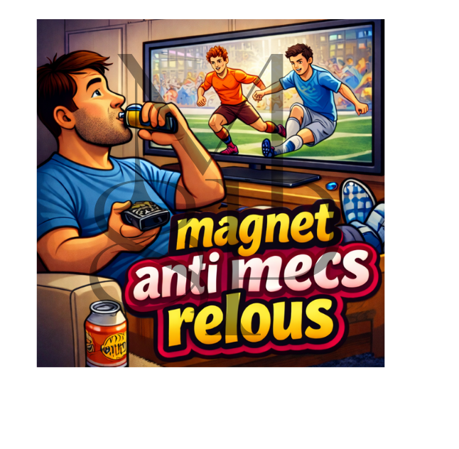 "Magnet anti mecs relous" - Les P'tits illustrés carrés