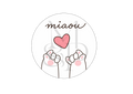 "Miaou" - Les P'tits illustrés ronds
