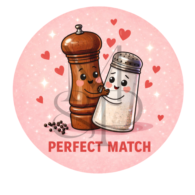 "Perfect match" - Les P'tits illustrés ronds