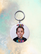 Porte-clé miroir personnalisable "Merci"