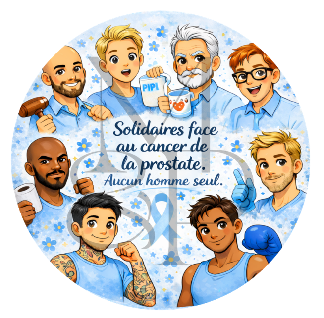 "Unis contre le cancer"🎗️ - Les P'tits illustrés ronds