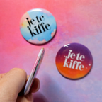"Je te kiffe" - Les P'tits illustrés ronds
