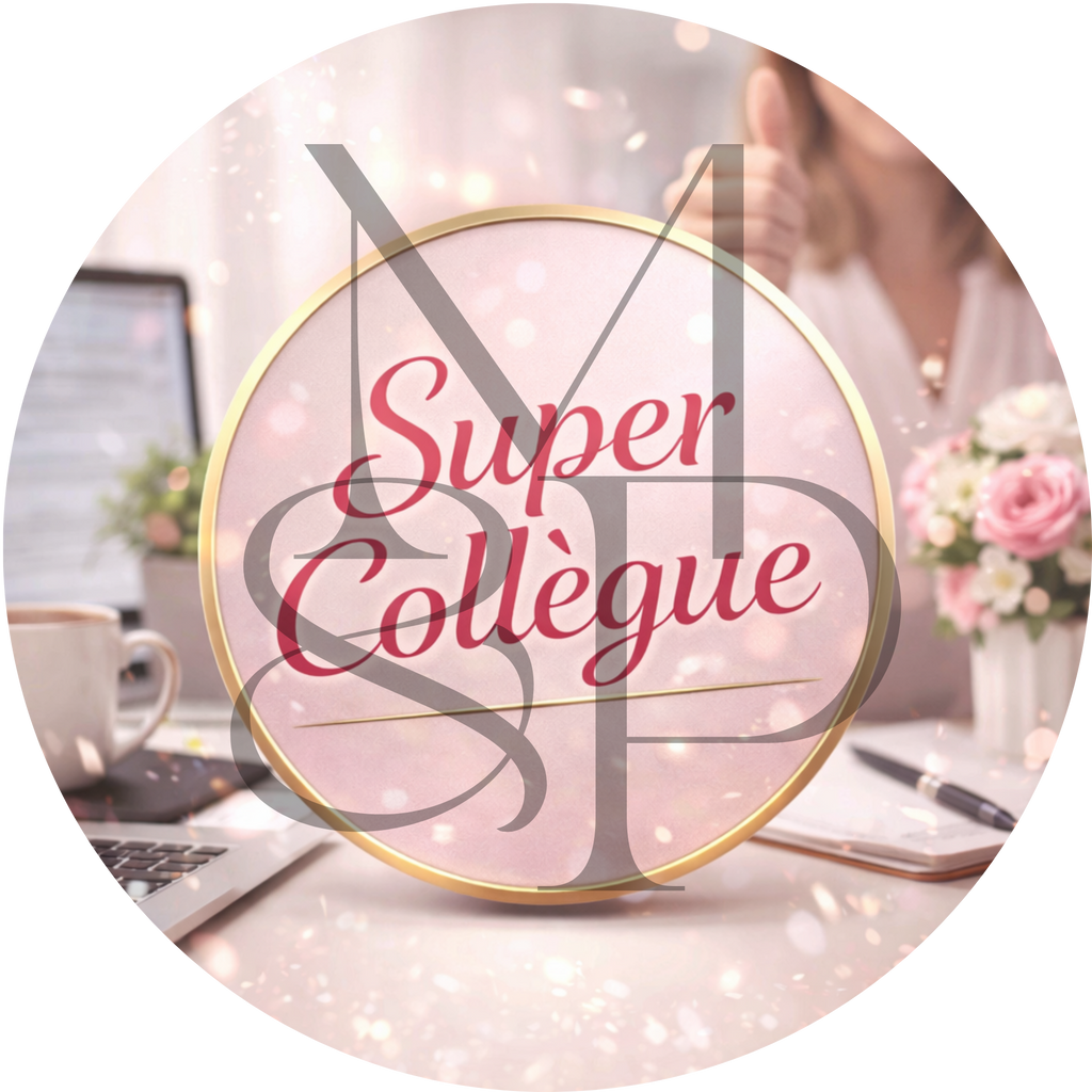 "Super collègue" - Les P'tits illustrés ronds