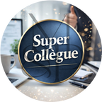"Super collègue" - Les P'tits illustrés ronds