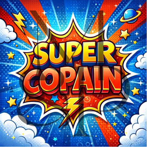 "Super copain/copine" - Les P'tits illustrés carrés