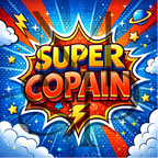 "Super copain/copine" - Les P'tits illustrés carrés