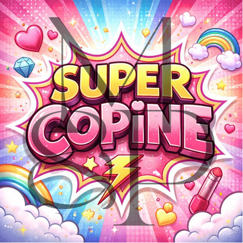 "Super copain/copine" - Les P'tits illustrés carrés