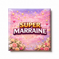 "Super marraine" - Les P'tits illustrés carrés