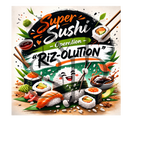 "Super sushi" - Les P'tits illustrés carrés