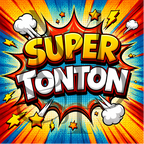 "Super tonton" - Les P'tits illustrés carrés