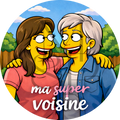 "Ma super voisine" - Les P'tits illustrés ronds