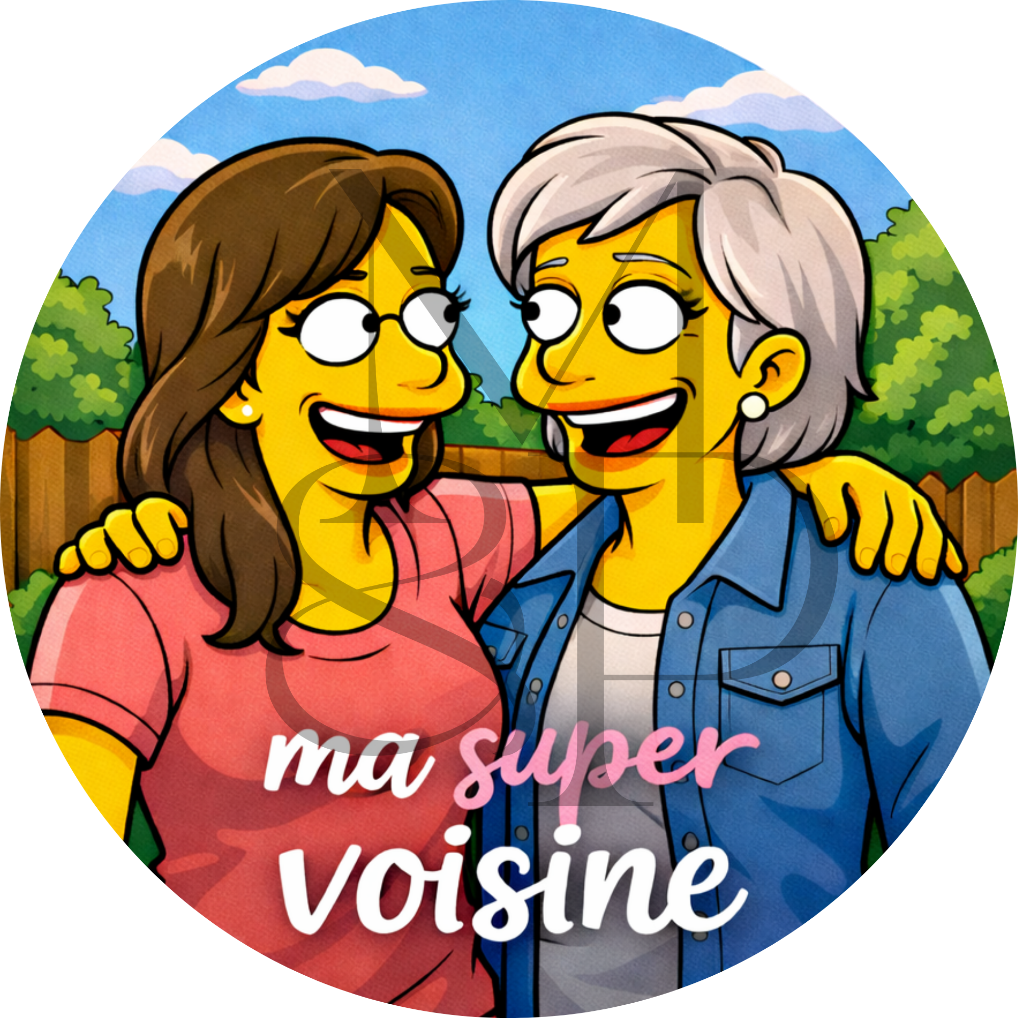 "Ma super voisine" - Les P'tits illustrés ronds